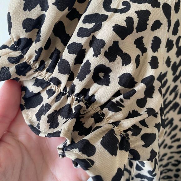 SHEIN Women's Animal Print Top Size Large - Picture 4 of 5